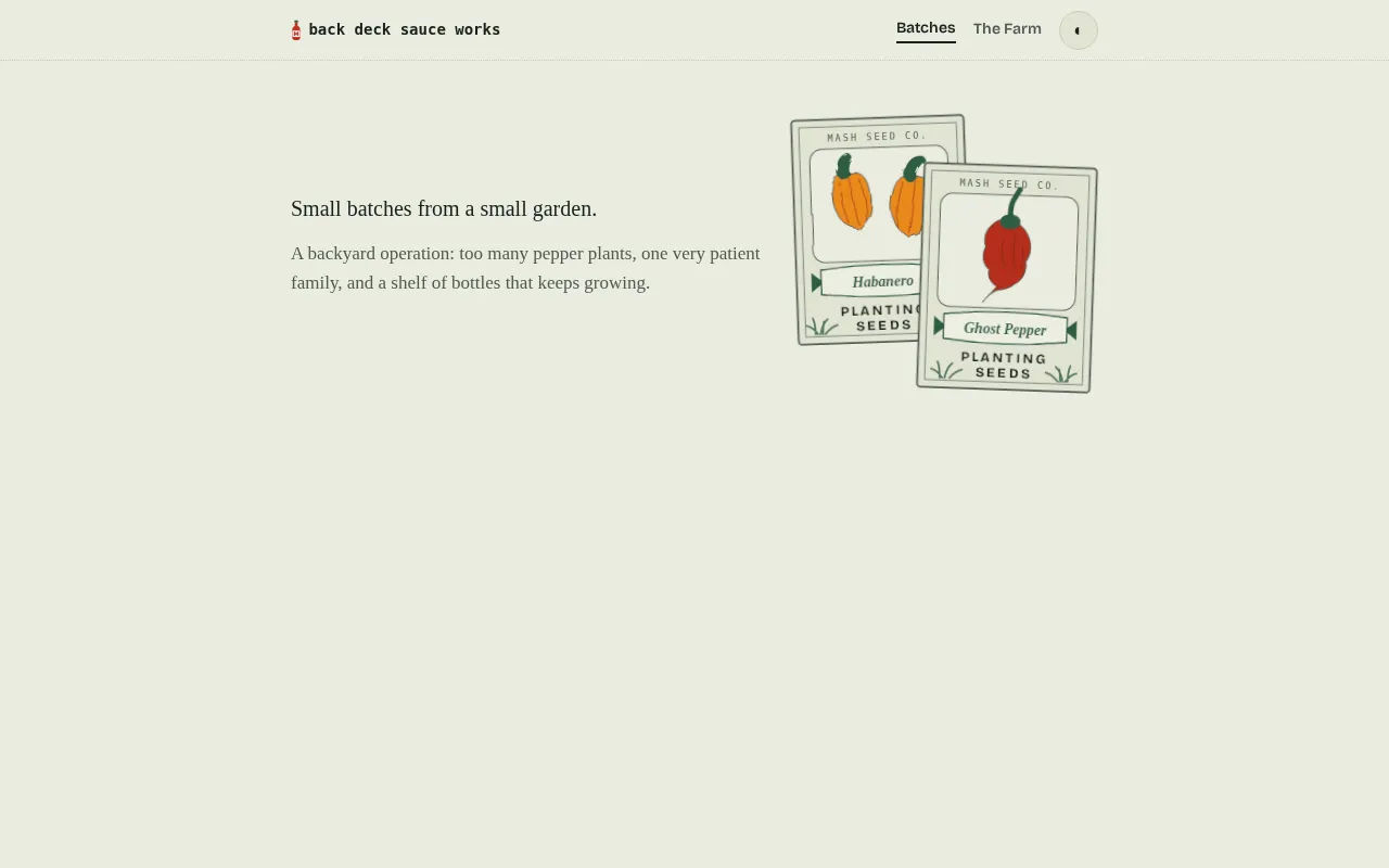 The public index: a shelf of published batches with names and dates.